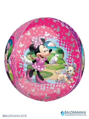 Balon Minnie Mouse krogla 3D