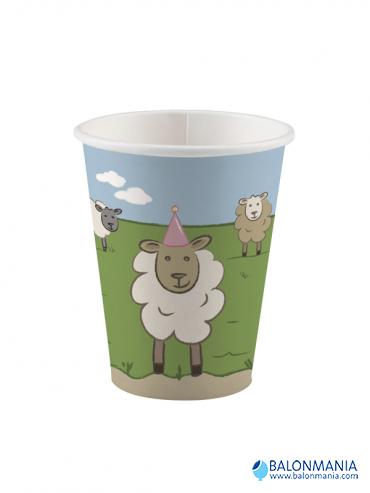 Kozarčki Kmetija papirnati, 250ml (8 kom)