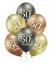 Balon 50 rojstni dan glossy, lateks (6 kom)