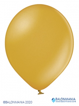 METAL BALON ZLAT - 30CM - 12" - 15l