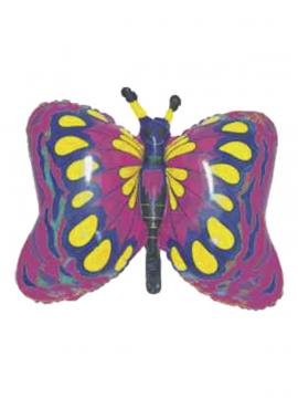 FOLIJA BALON BUTTERFLY FUCHSIA