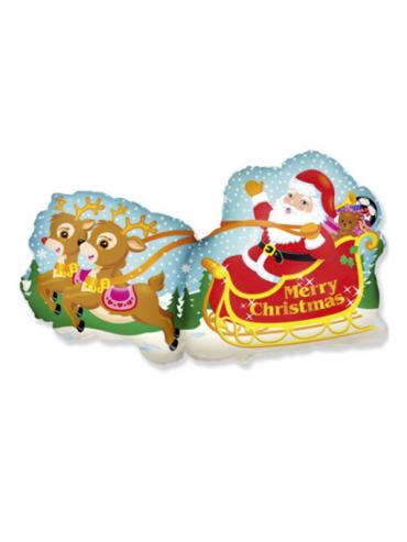 FOLIJA BALON XMAS SLEIGH