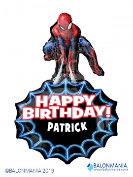 Balon Spiderman ime rojstni dan