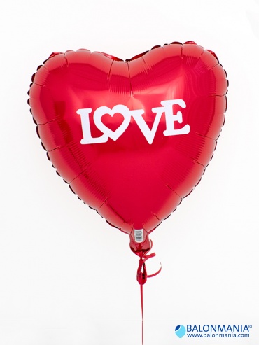 Balon Srce LOVE (40cm)