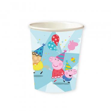Kozarci Pujsa Pepa papirnati, 250ml (8 kom)