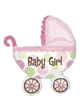 FOLIJA BALON BABY BUGGY GIRL