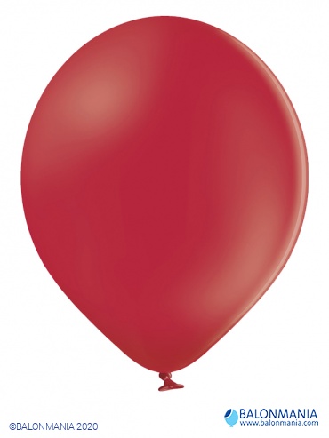 PASTEL BALON RDEČ - 30CM - 12" - 15l